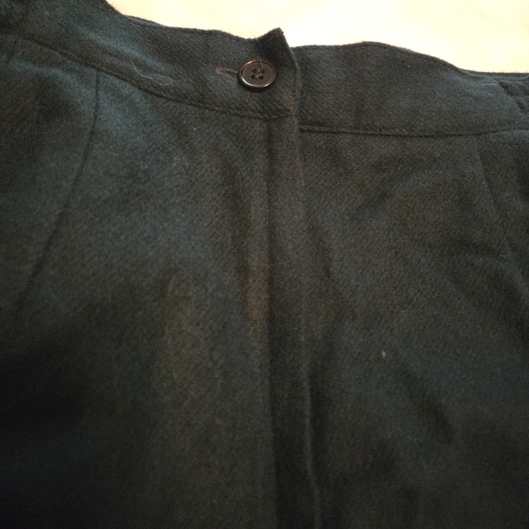 Vintage 80s Sag Harbor 100% Wool Pencil Skirt NWT Hunter Green Pure New Wool 12 - Picture 7 of 13